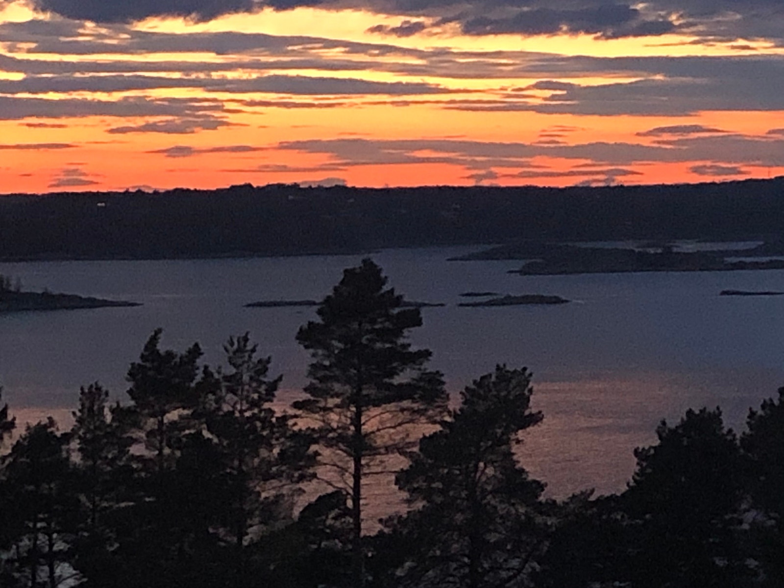 Utsikt fra terrassen Galleribilde