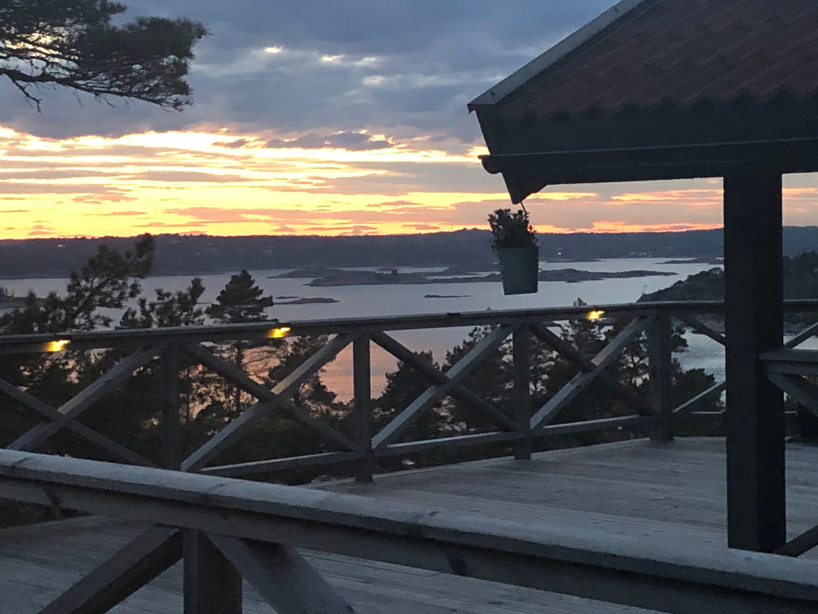 Kveld på Terrassen Galleribilde