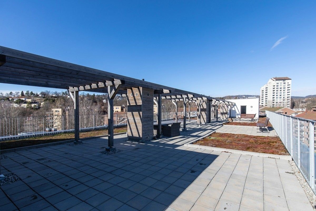 Stor felles takterrasse Galleribilde