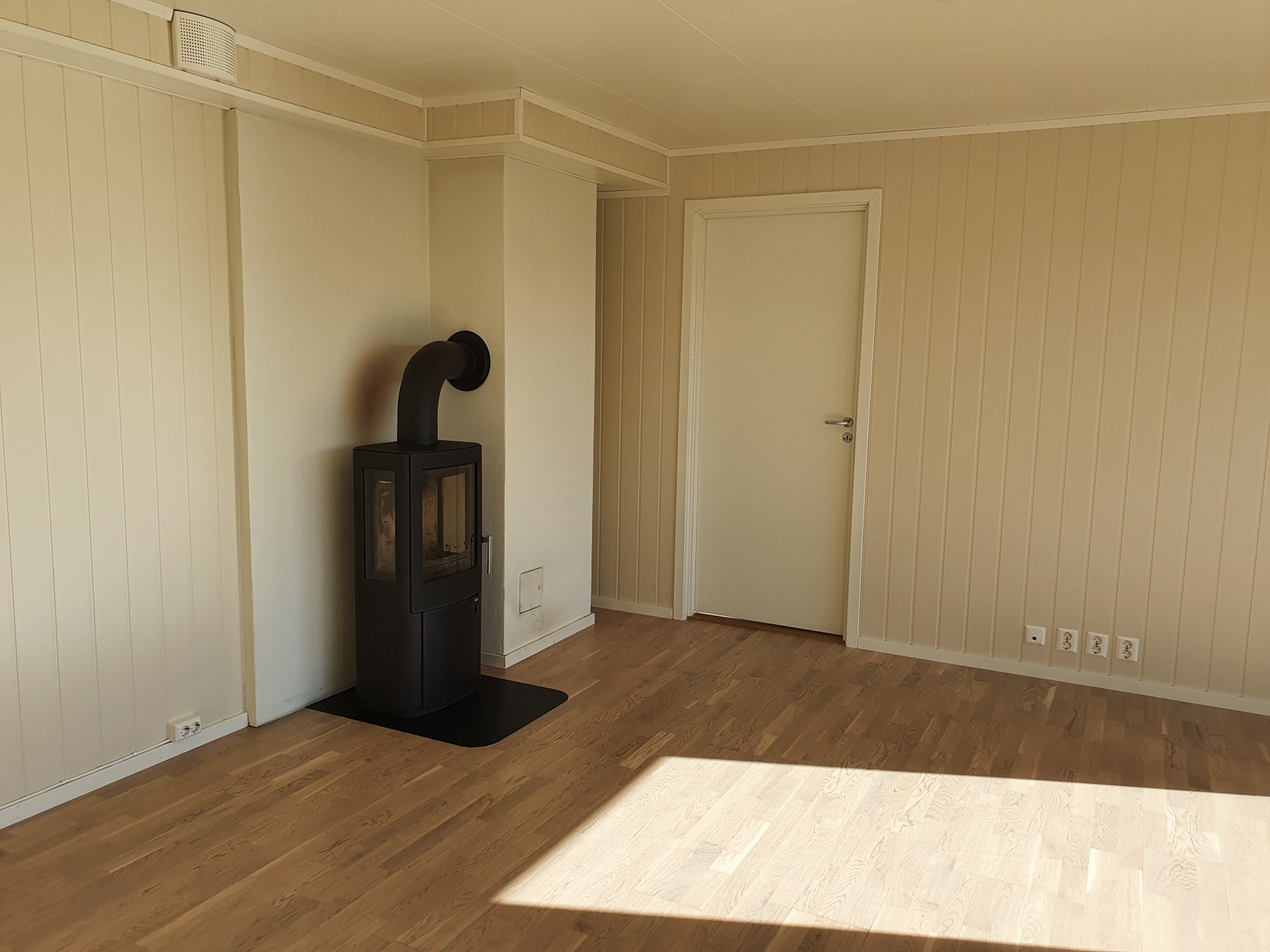 Ildsted i stue Galleribilde