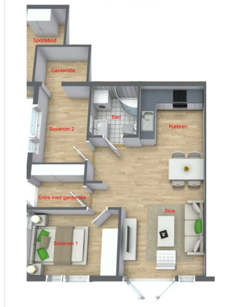 Planløsning Galleribilde