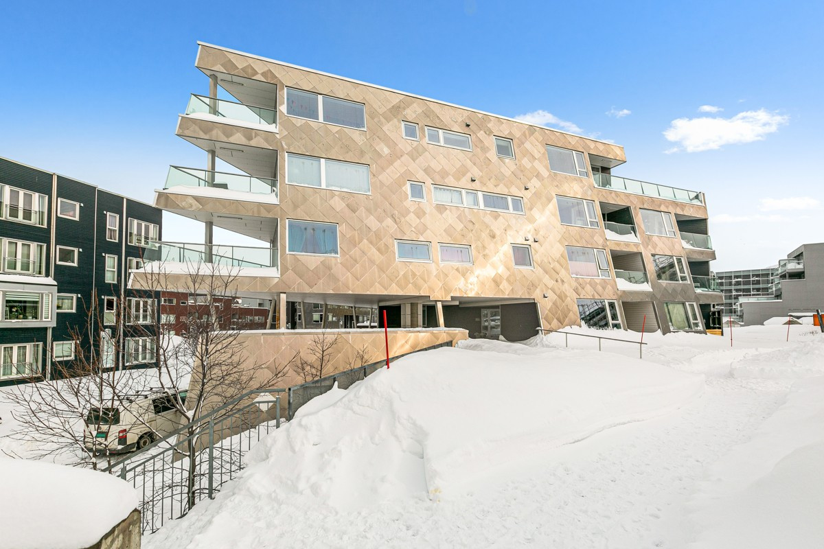 Fra leiligheten er det gangavstand til sentrum med alle fasiliteter