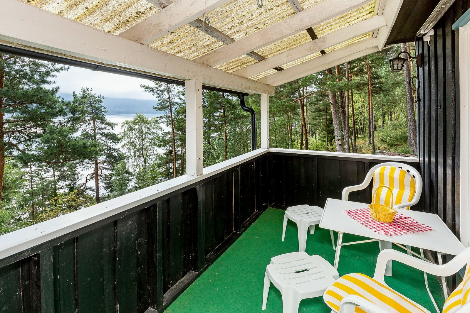 Overbygget veranda Galleribilde