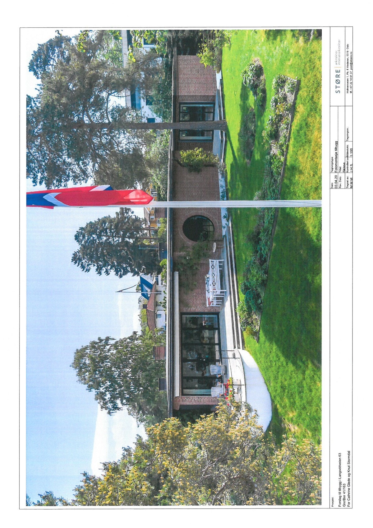 Illustrasjonsbilde tilbygg 1. etasje Galleribilde