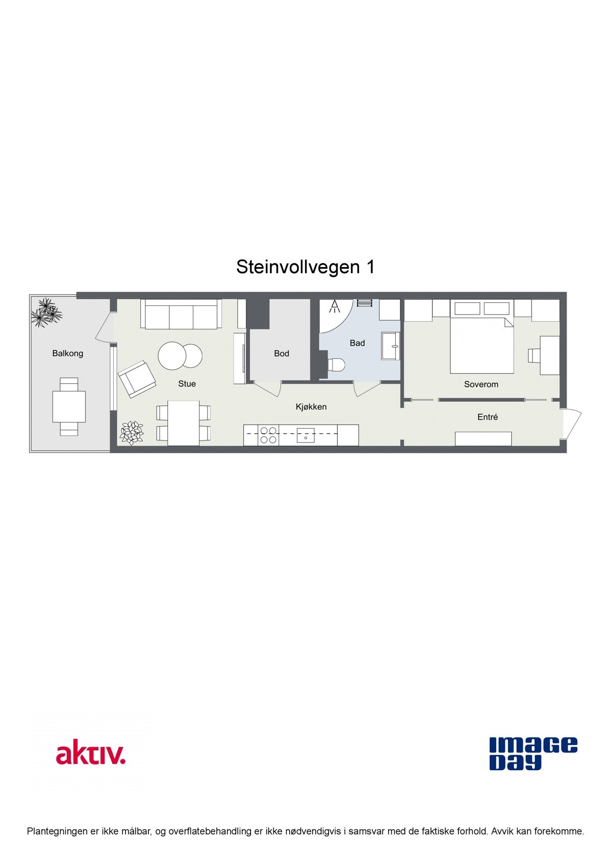 Plantegning 3. etg Galleribilde