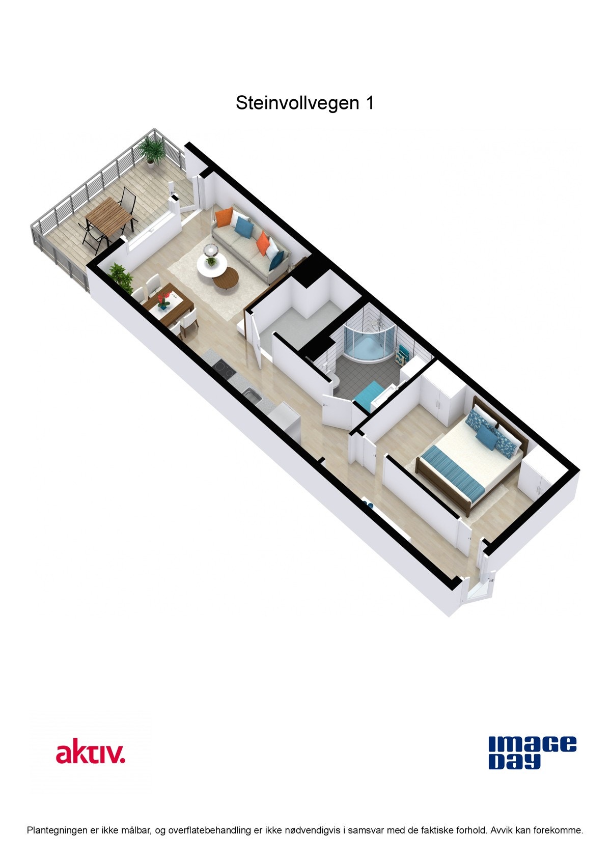 Plantegning 3. etg Galleribilde