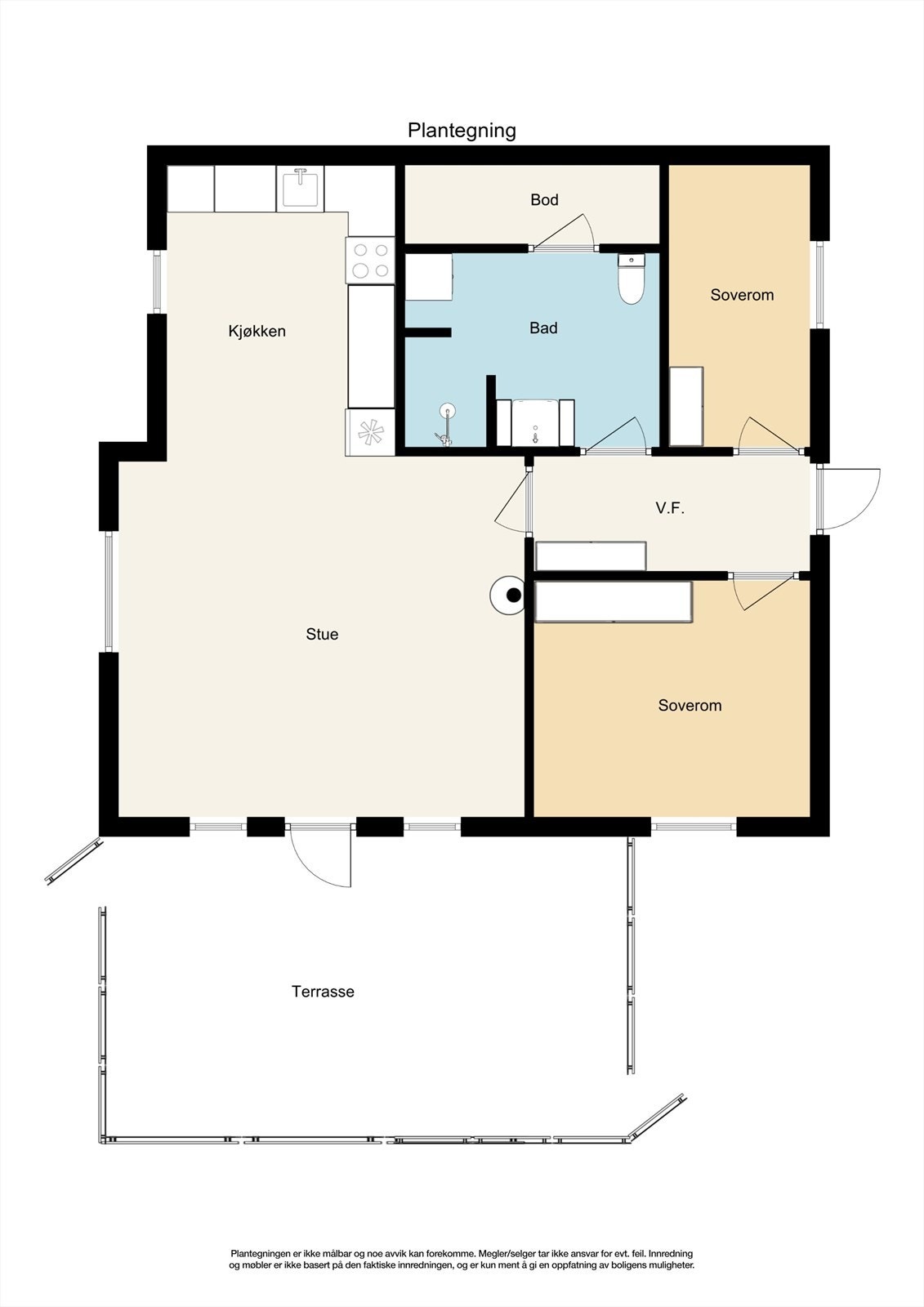 Plantegning Galleribilde