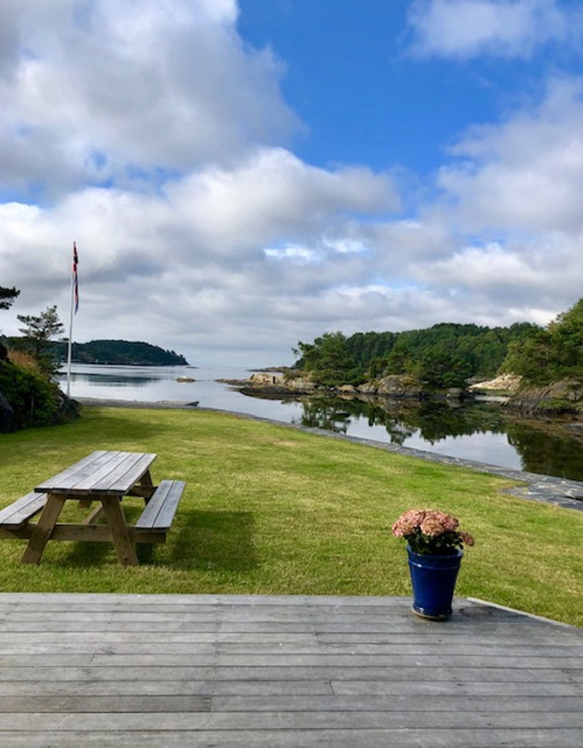 Bilde tatt fra hytten Galleribilde