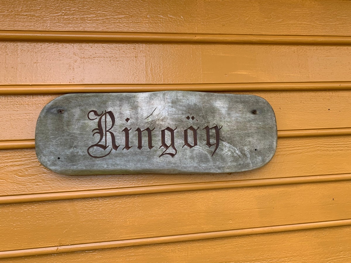 Skilt på huset Galleribilde