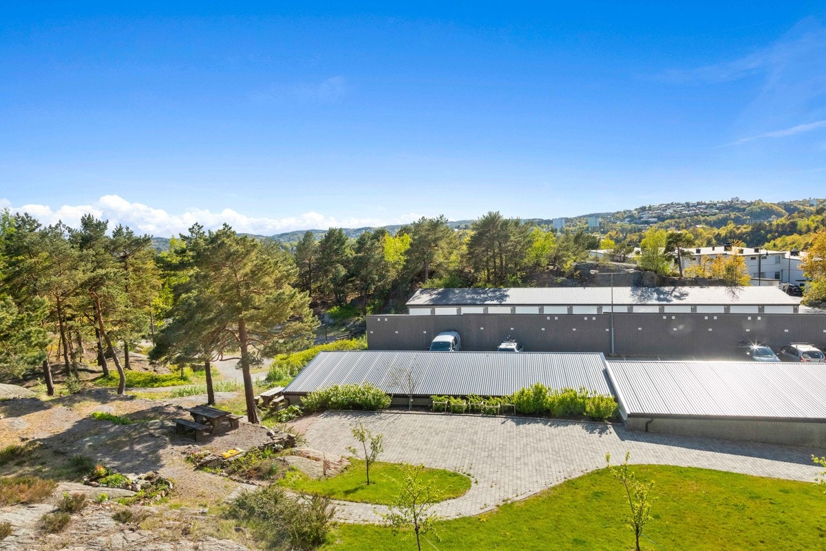 Utsikt fra balkong Galleribilde