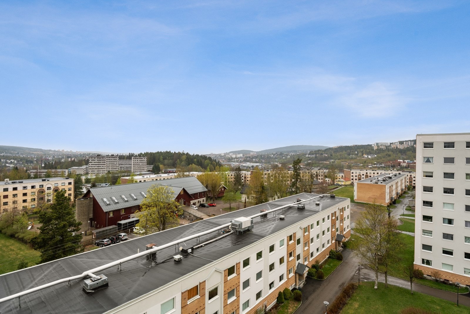 Utsikt begge sider Galleribilde