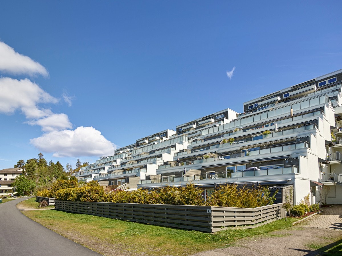 Fasade terrasseside. Galleribilde