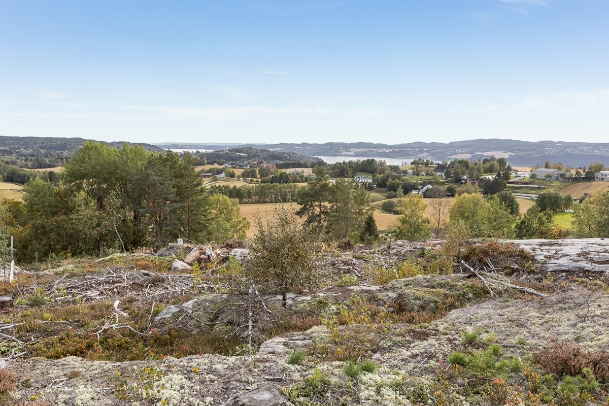 Det er ledig flere gode utsiktstomter. Galleribilde