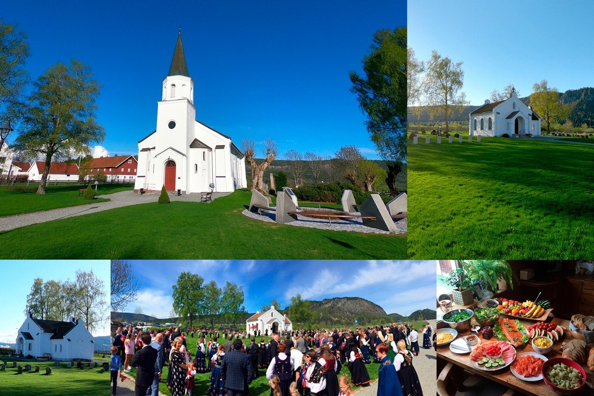 Sylling kirke. Galleribilde