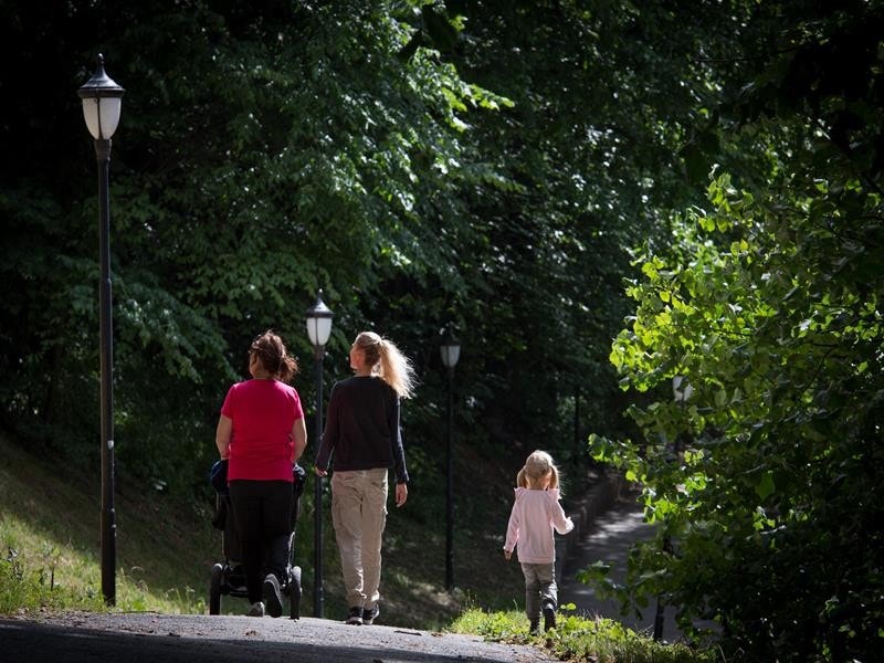 Flotte turmuligheter langs Akerselva Galleribilde