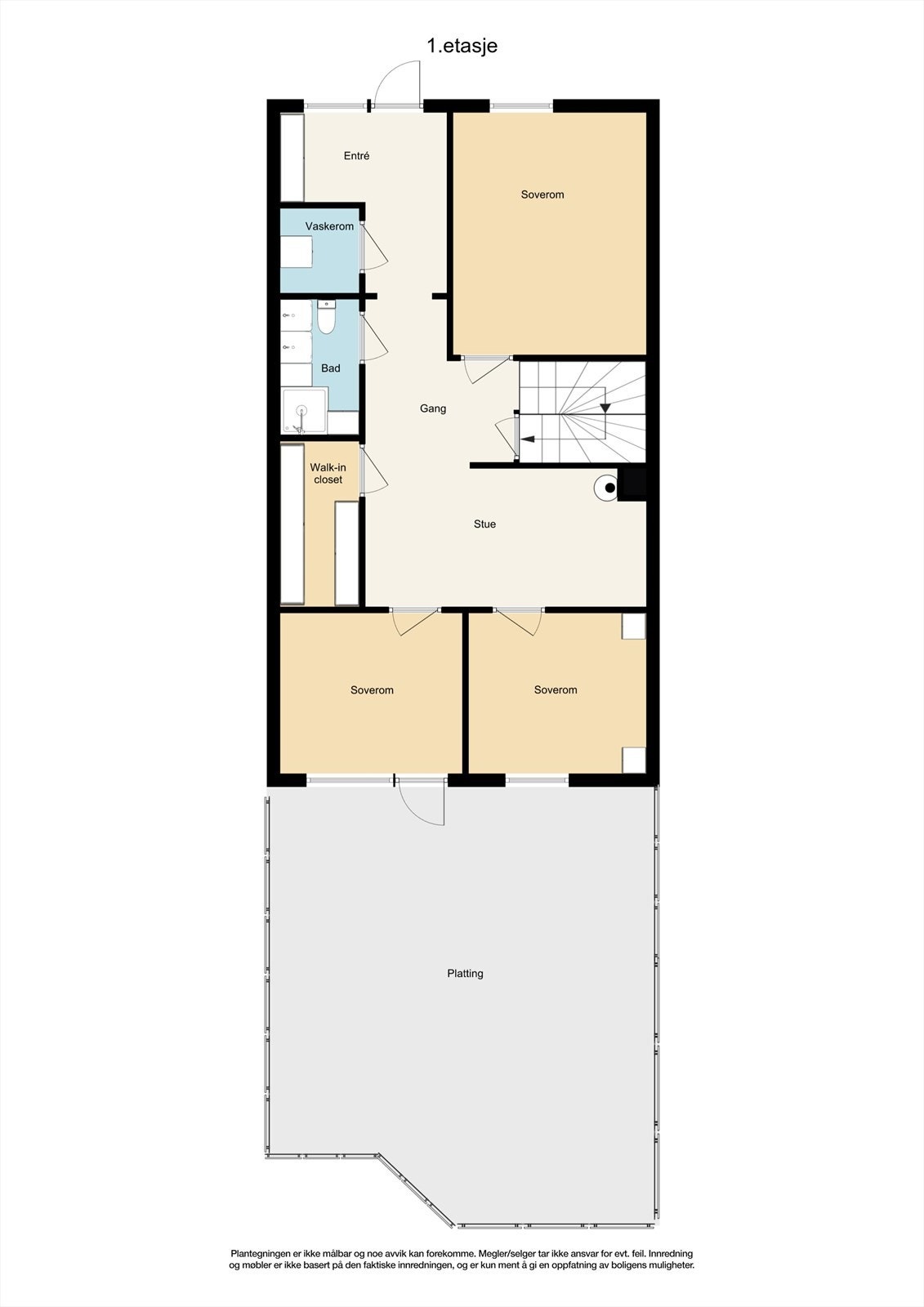 3D Illustrasjonstegning 1.etg. Galleribilde