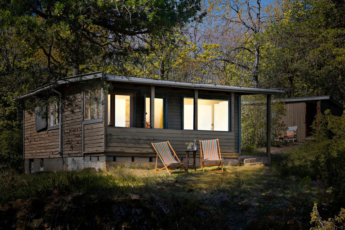 Kveldsstemning på Huldreheim. Galleribilde