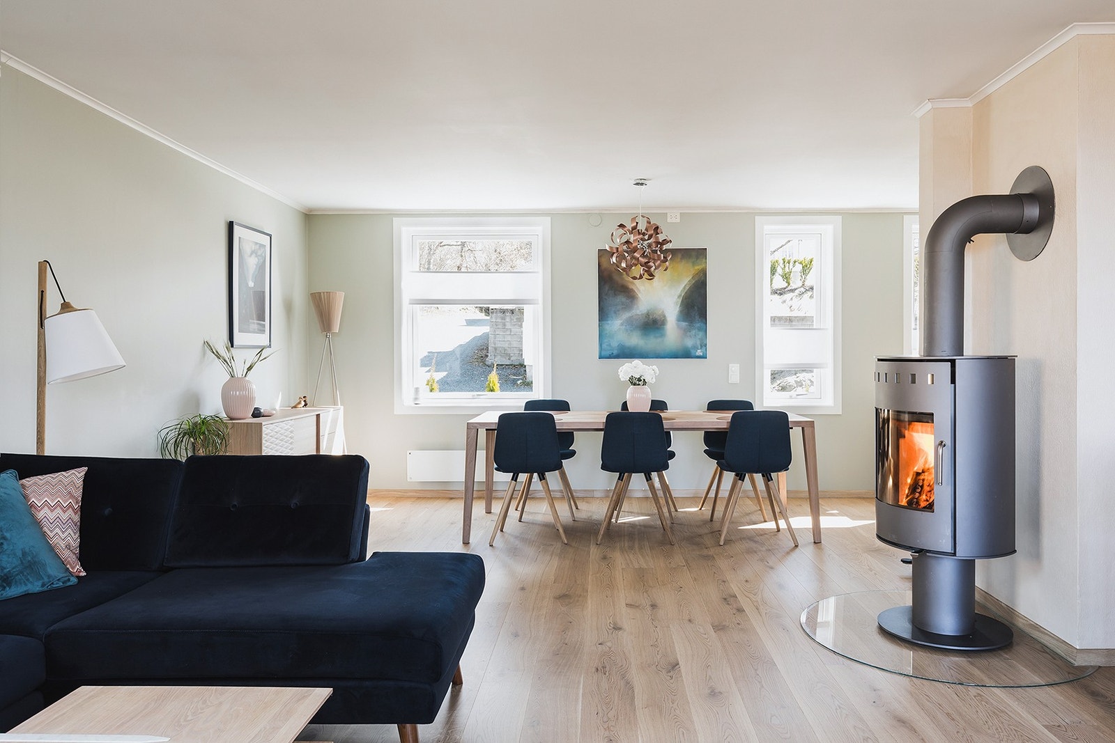 En delikat og innholdsrik 4-roms selveierleilighet på Singsaker. Galleribilde