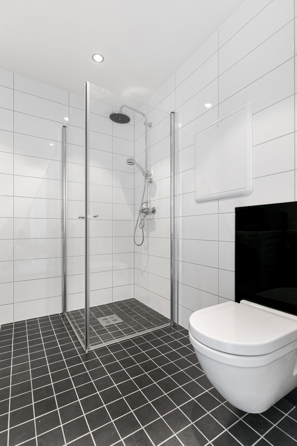 Badet er av moderne standard