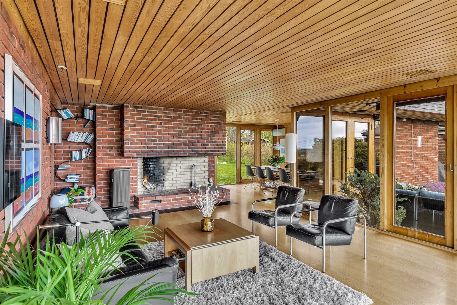 Aldri et Fehn-hus uten en skikkelig åpen peis Galleribilde