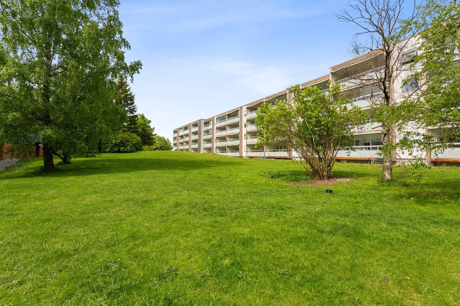 Store grønne fellesarealer til glede for alle beboerne. Galleribilde