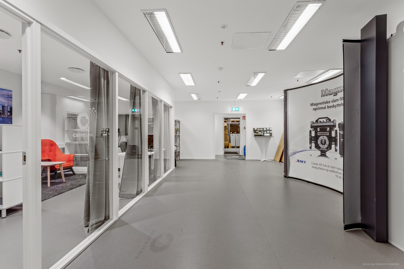 God standard og direkte tilgang til lager fra kontorene Galleribilde