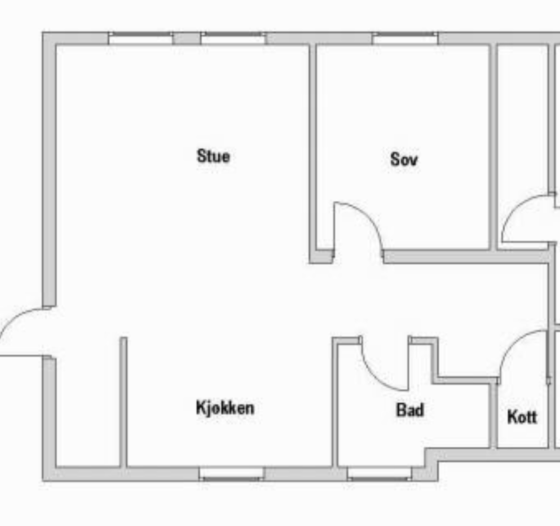 Plantegning Galleribilde