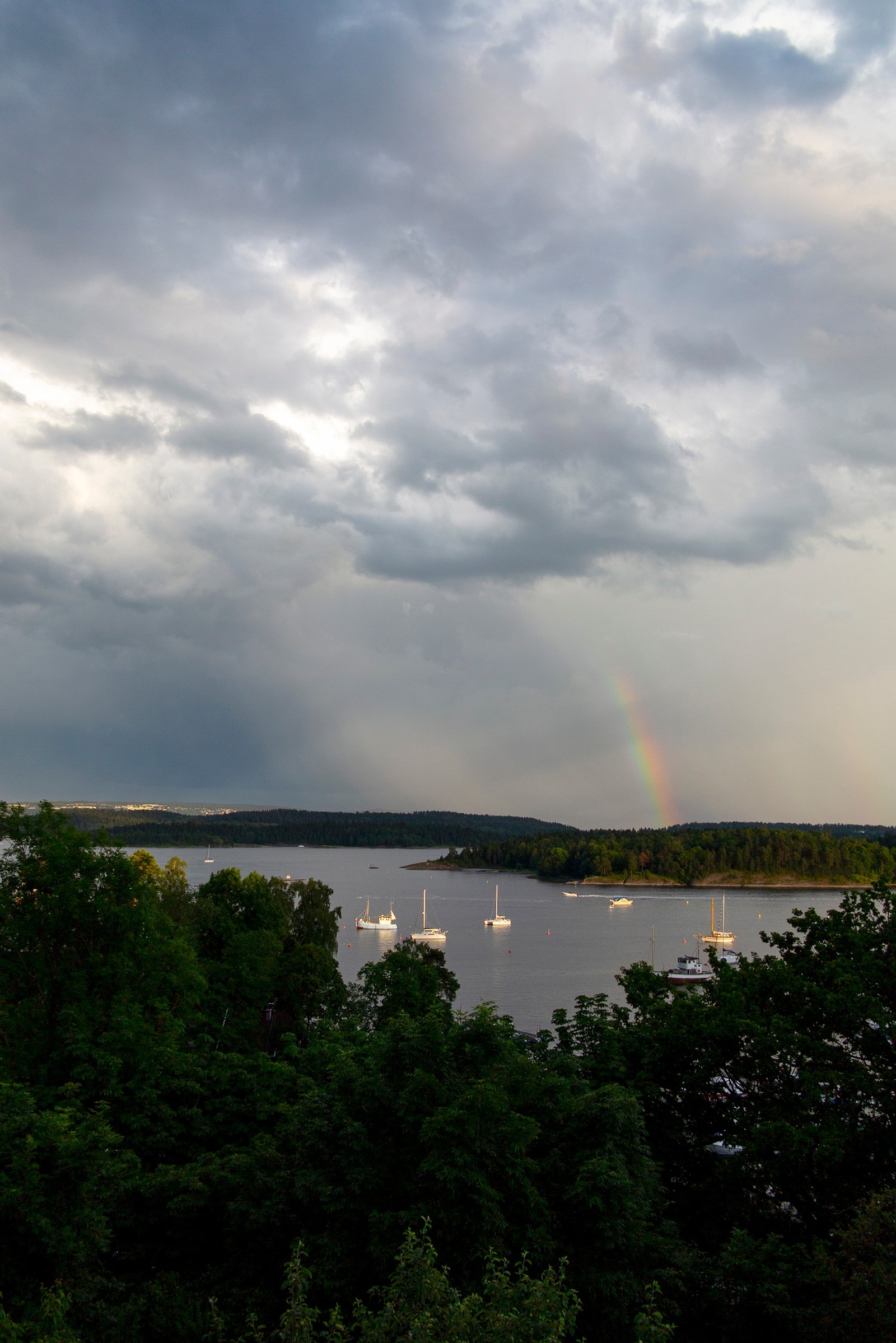 Utsikt mot Oslofjorden og Kalvøya. Ingen dag er lik. Galleribilde