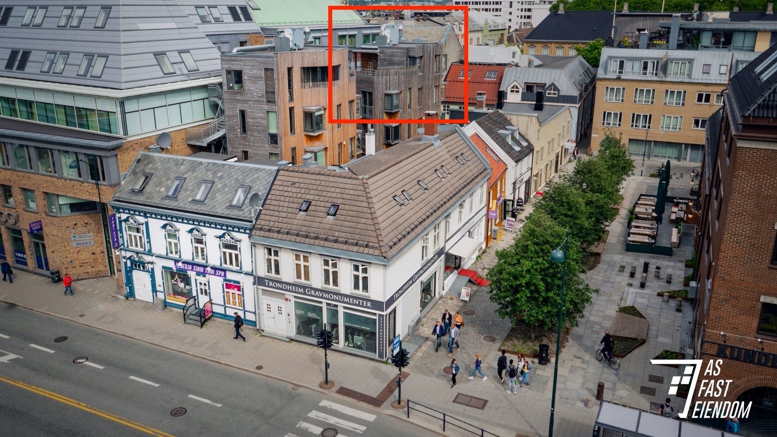 Leiligheten ligger i 2. etg i markert bygg. Galleribilde