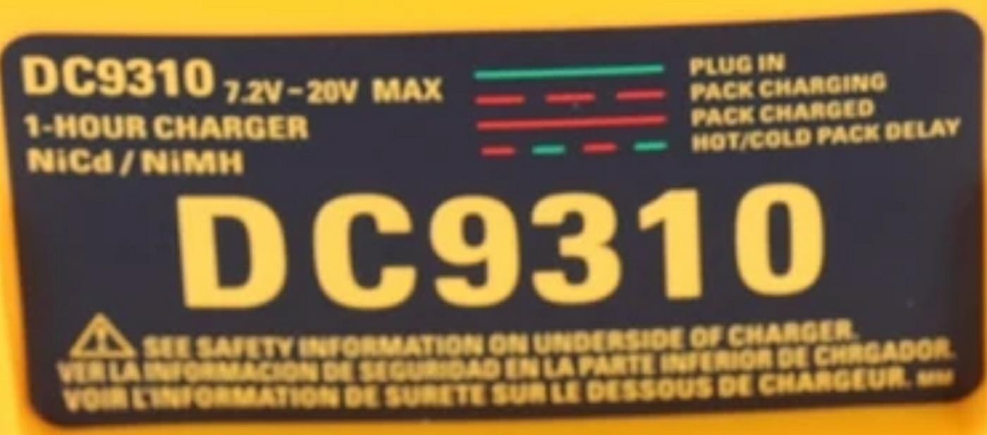 DC9310 hurtiglader for Dewalt NIMH og NICD batterier | FINN.no DC9310 hurtiglader for Dewalt NIMH og NICD batterier | FINN.no