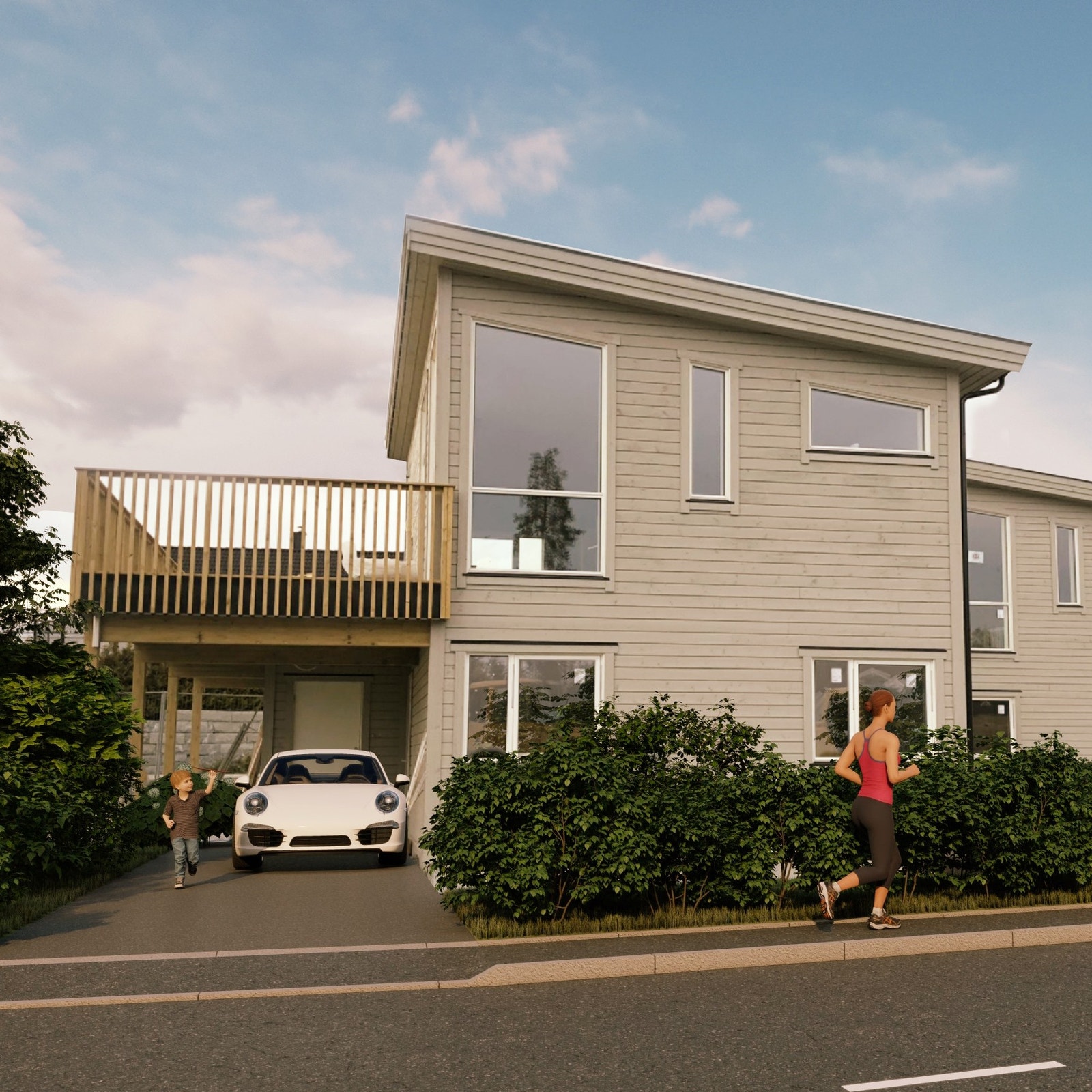 Fasade på nr 65, som er overlevert kjøper Galleribilde