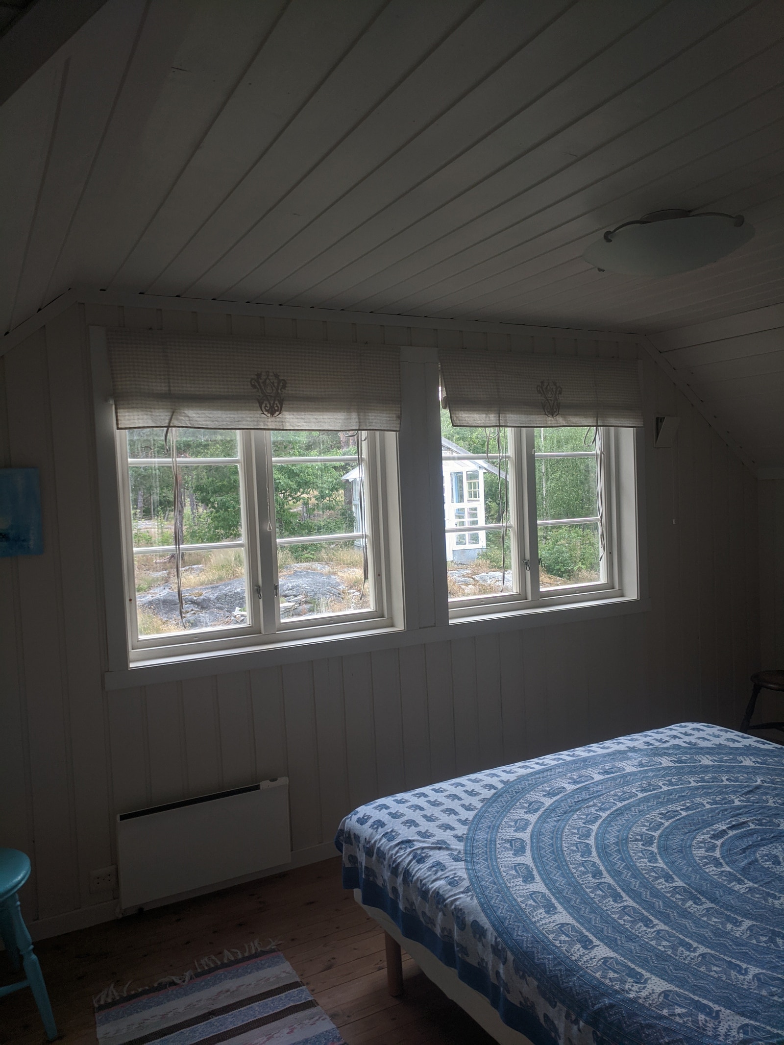 Hovedsoverom med en dobbeltseng Galleribilde