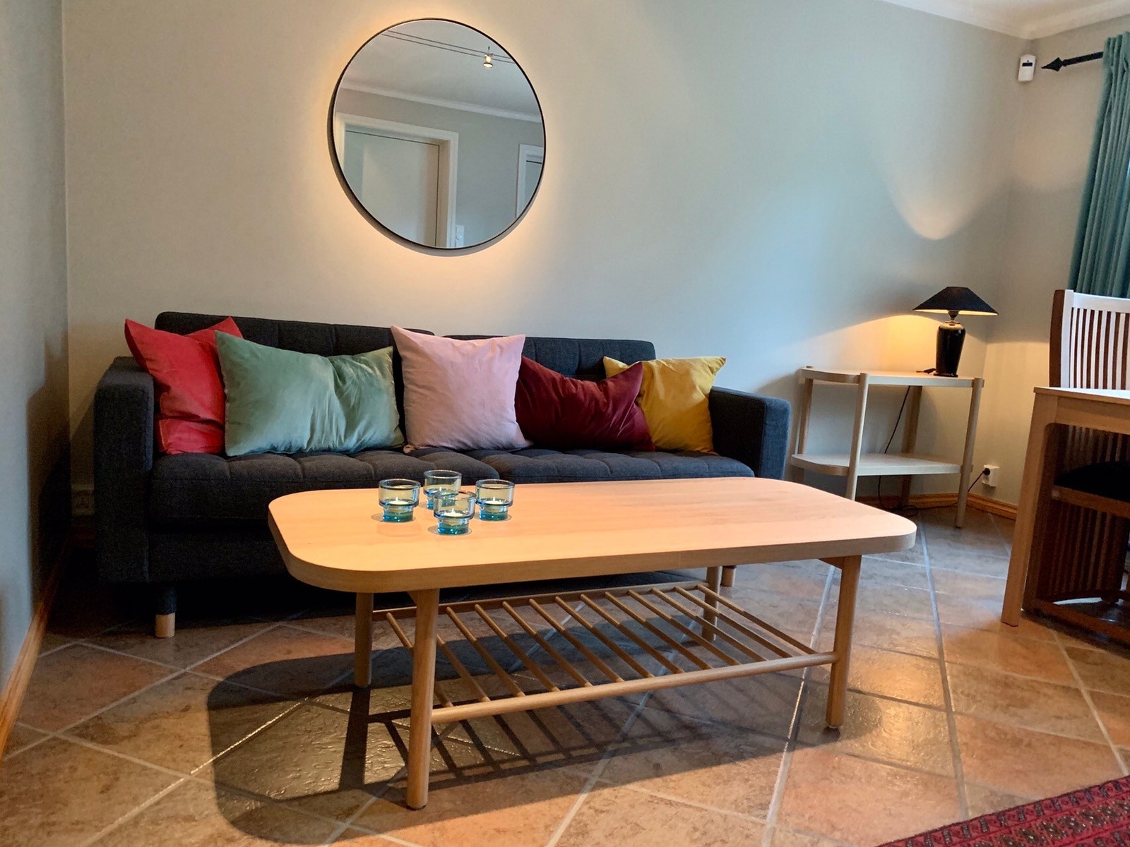 Moderne stil med lune farger Galleribilde