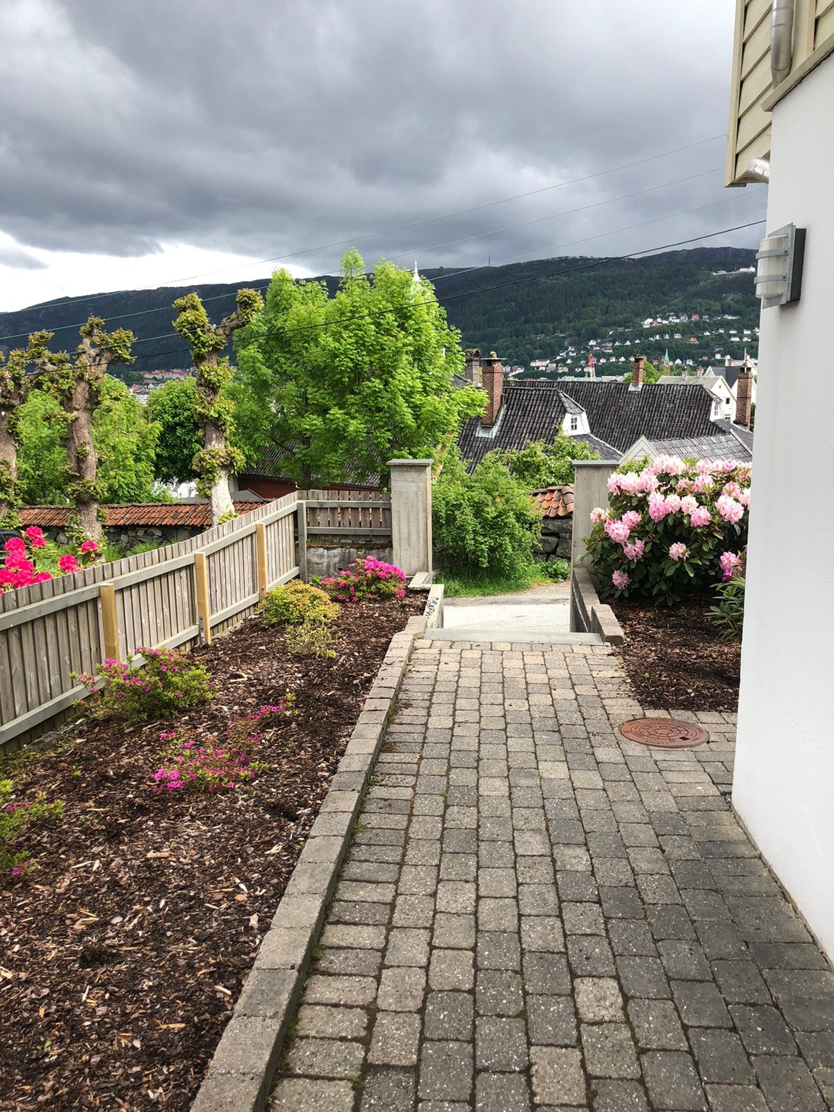 Pent opparbeidet hage Galleribilde