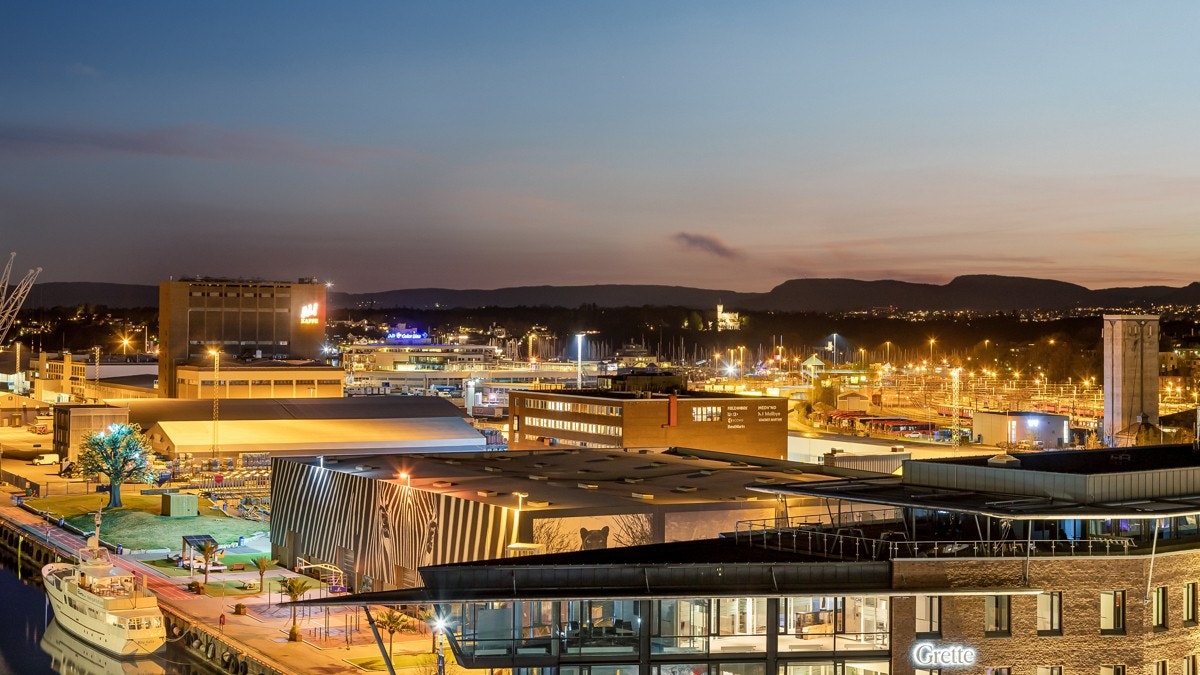 Terrassen har selvfølgelig fantastiske sol- og utsiktsforhold. Galleribilde