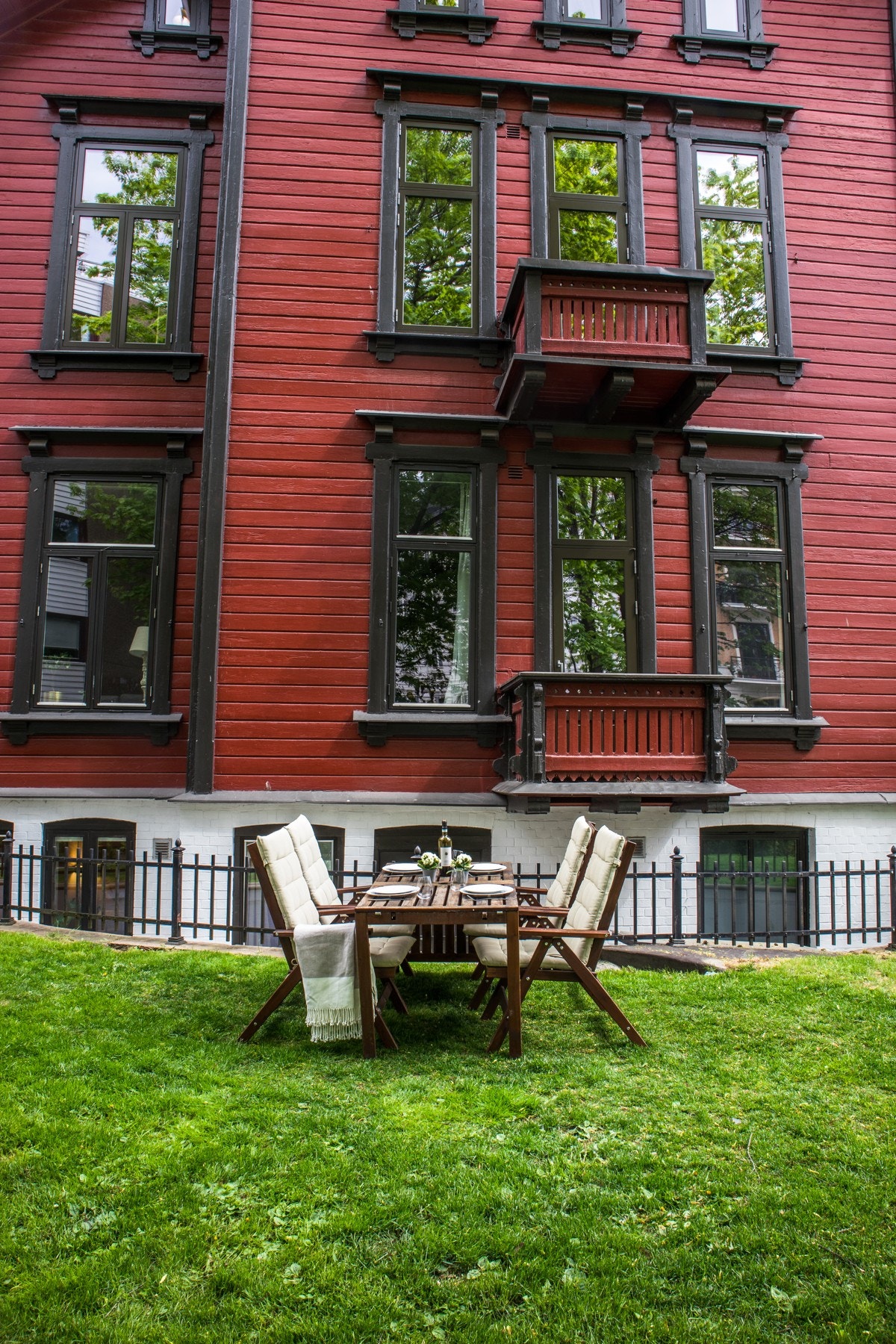 I hageavdelingen er det god plass til utemøblement, grill og sittegruppe. Galleribilde