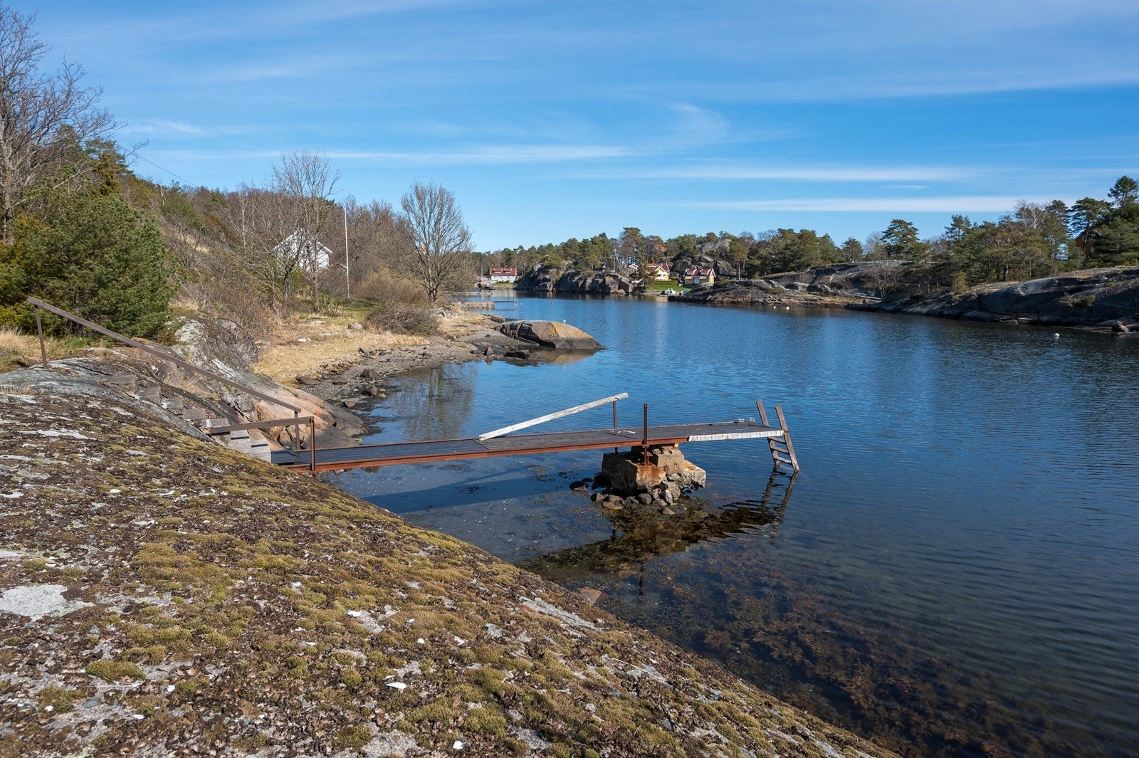 Eiendommen har egen brygge i Dalskilen Galleribilde