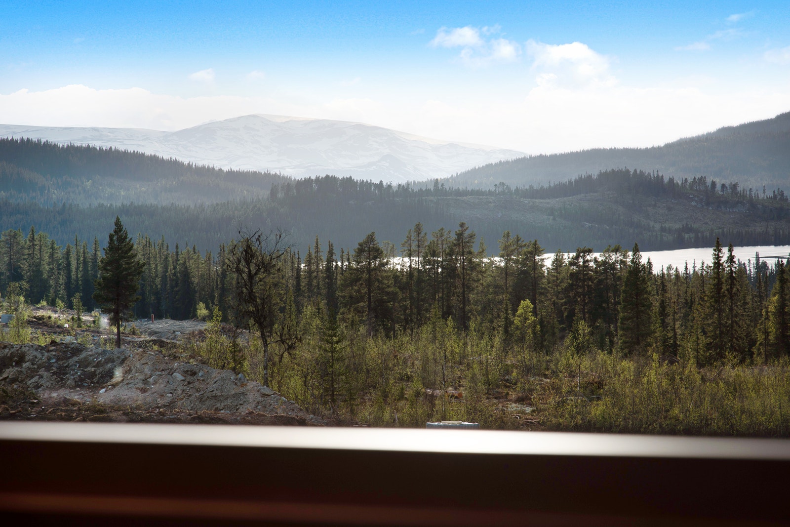 Utsikt fra hytta. Galleribilde