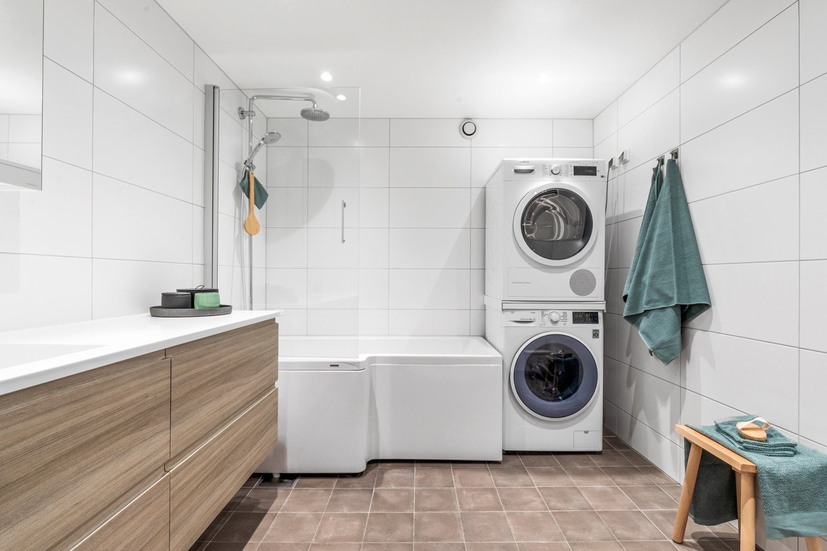 Delikat baderom totalrehabilitert i 2017. Galleribilde