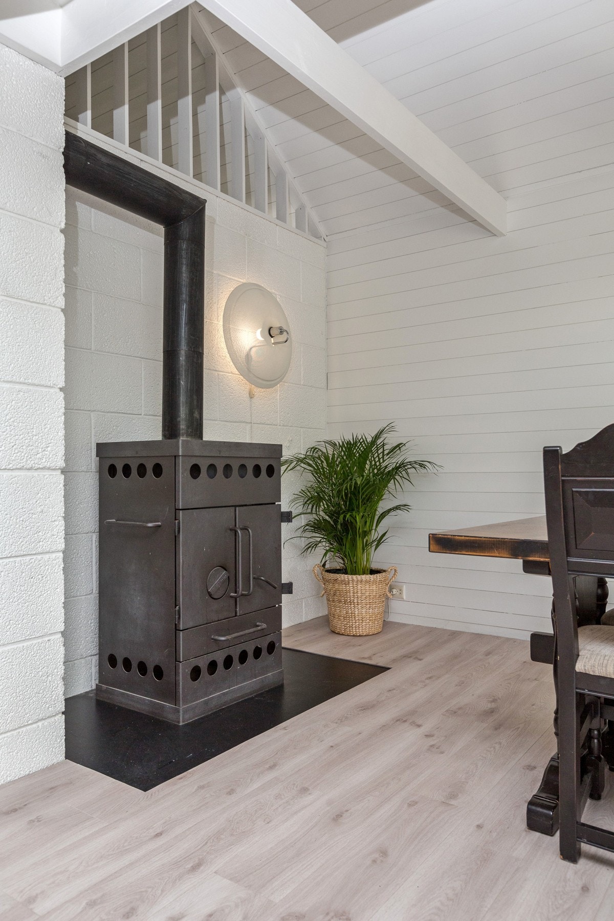 En koselig peisovn bidrar til god varme i hele stua. Galleribilde