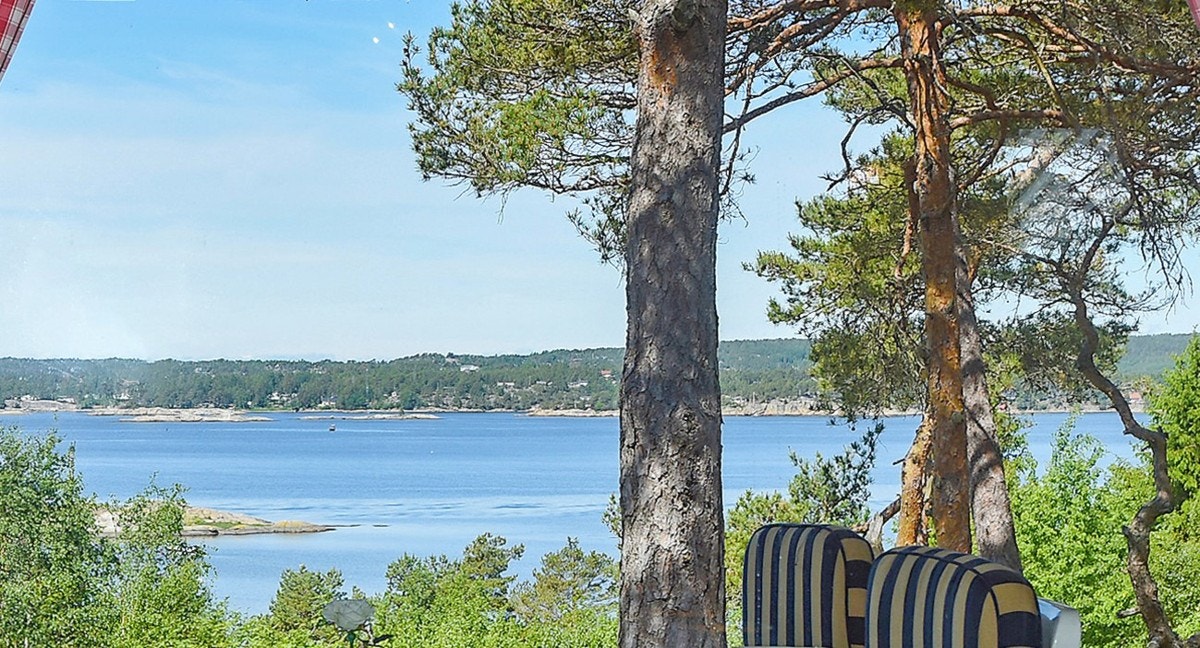 Utsikt fra terrassen Galleribilde