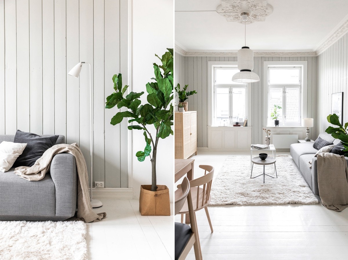 Stuen er det naturlige oppholdsrommet hvor du har god plass til sofagruppe, tv-benk, sjenk og spisebord. Galleribilde