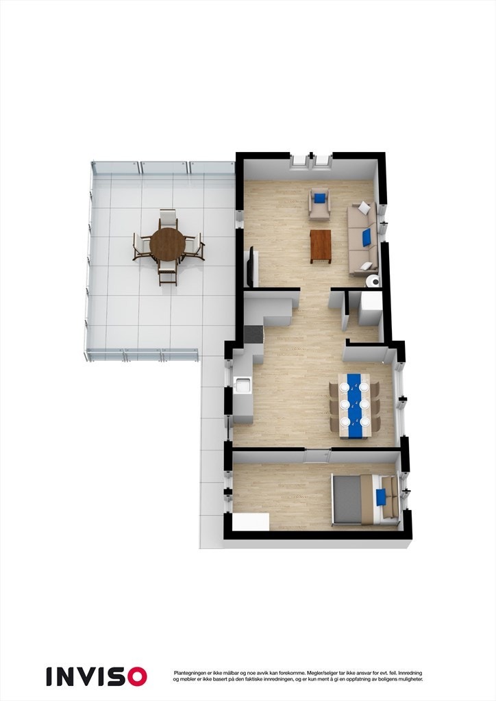 3D plan Galleribilde