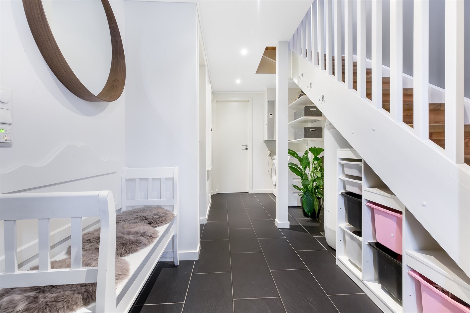 Gang med undervarme har tilgang til alle soverom og bad Galleribilde