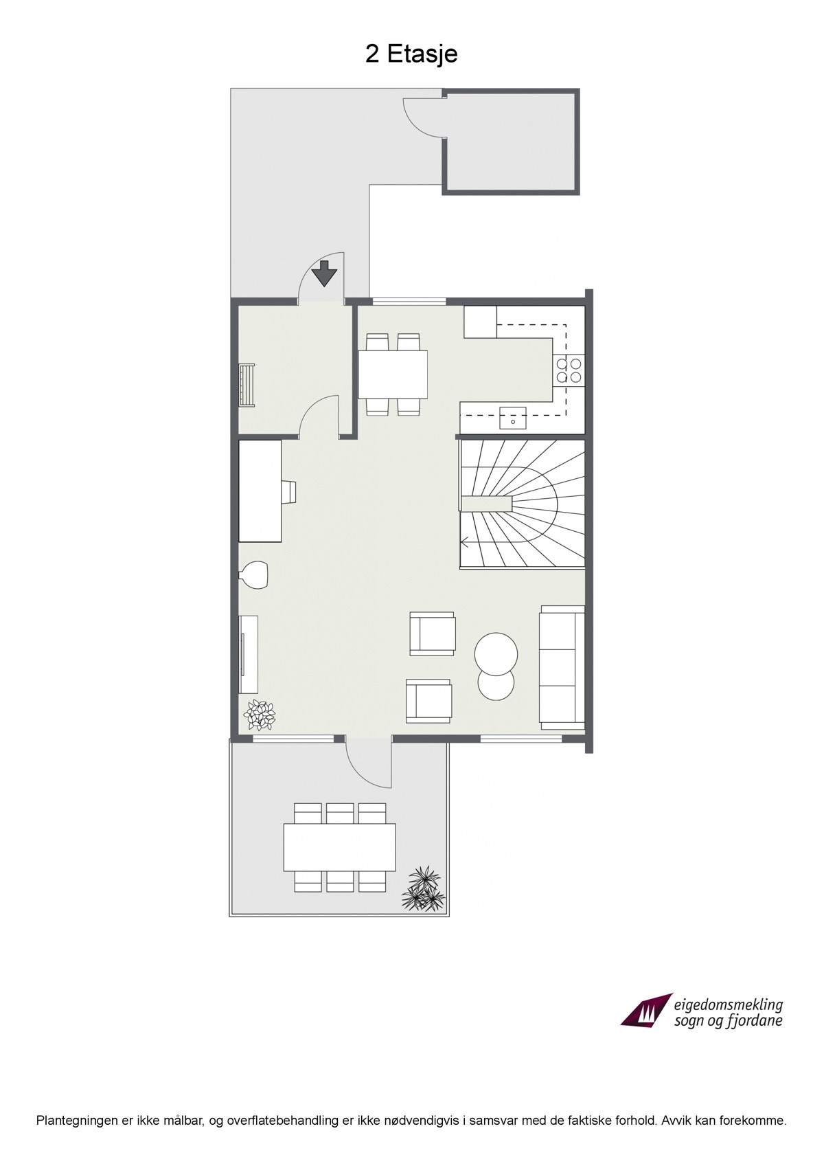 Planskisse 1.etasje Galleribilde