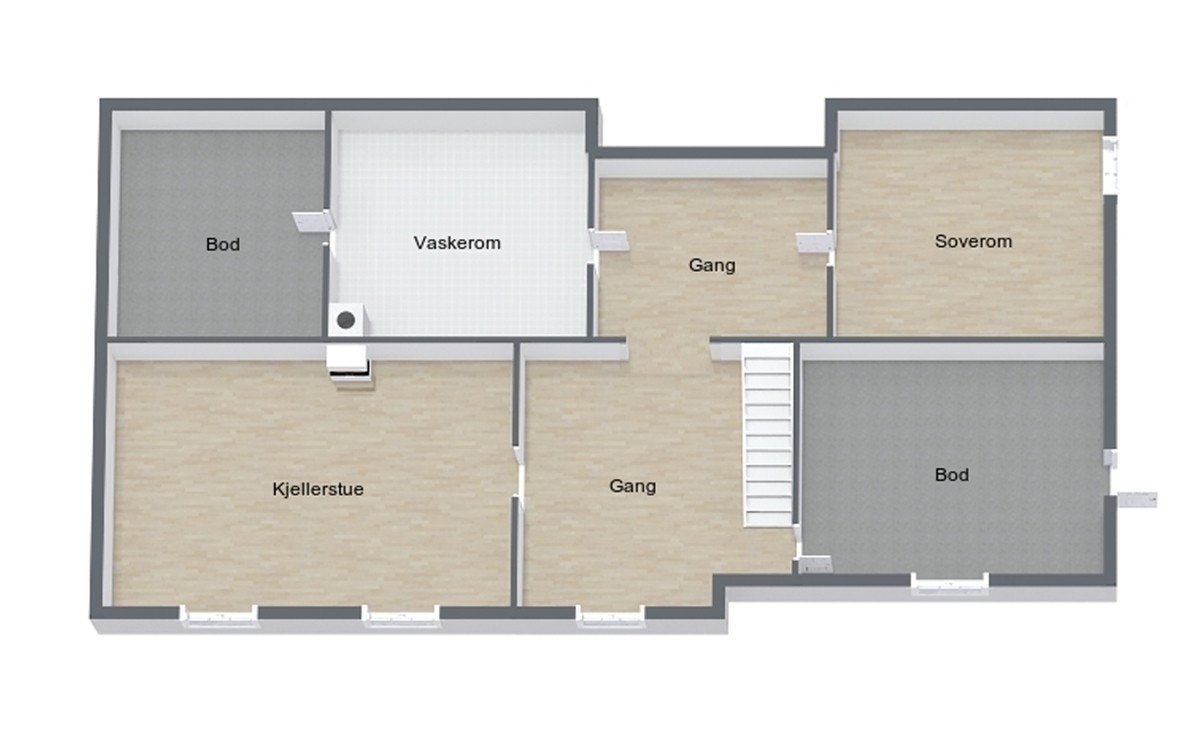 Plantegning u.etg Galleribilde