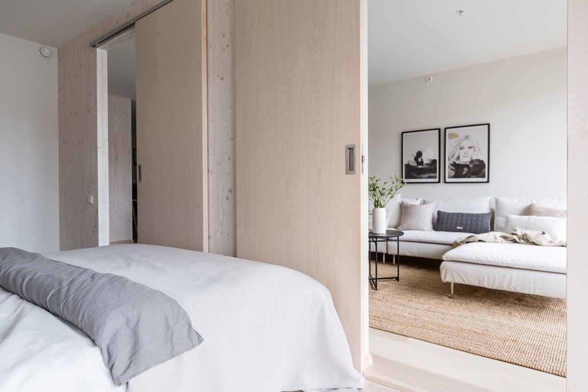 SoveromsløsningStue med god plass til møblering. Bildet er fra en annen leilighet Galleribilde