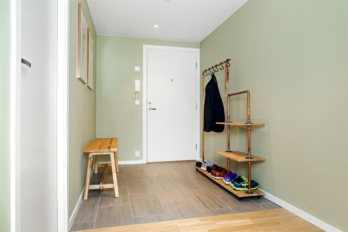 Vannbåren varme i hele leiligheten (elektrisk gulvvarme på bad) Galleribilde