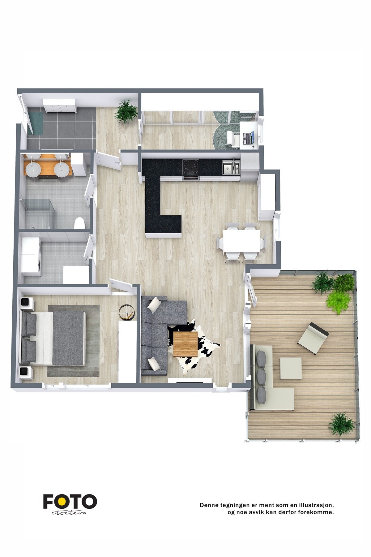 Plantegning Galleribilde