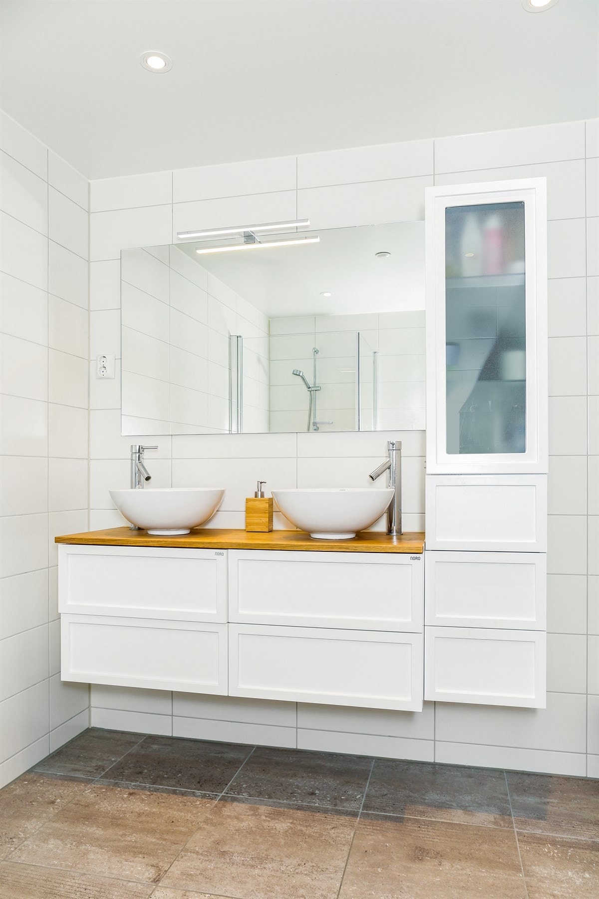 Elektriske varmekabler på bad Galleribilde